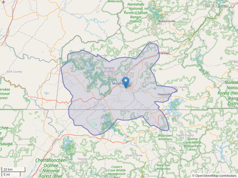 WCNG-FM Coverage Map