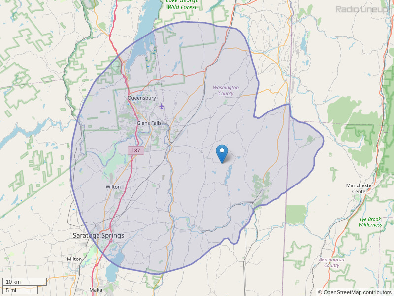 WNGN-FM Coverage Map