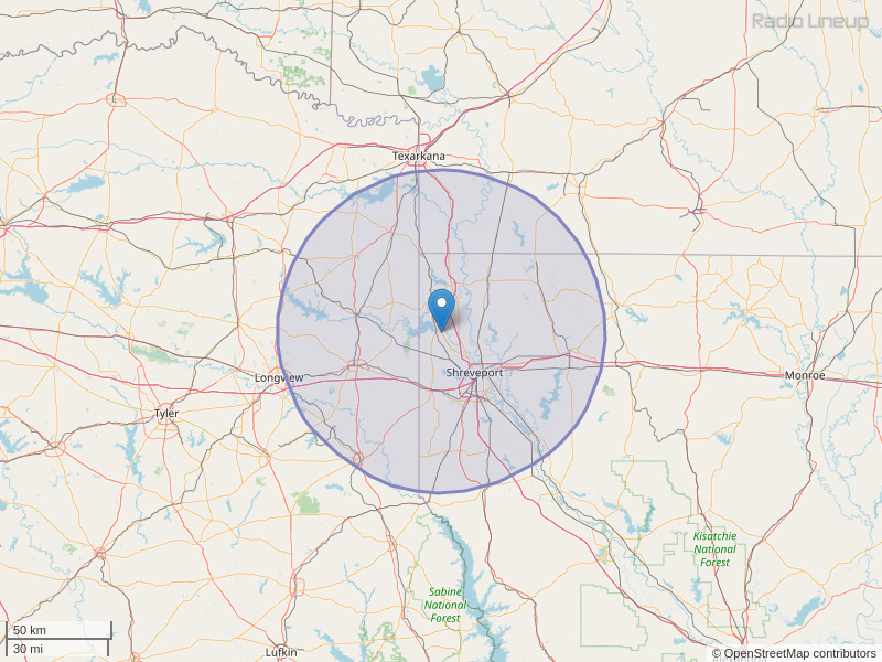 KRMD-FM Coverage Map