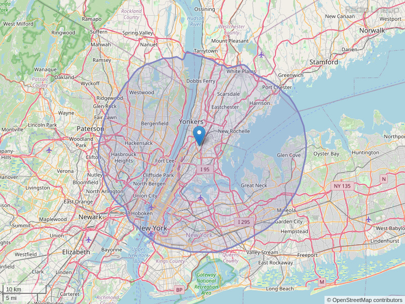 WVBN-FM Coverage Map