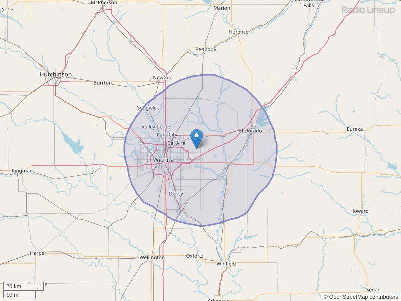 KVWF-FM Coverage Map