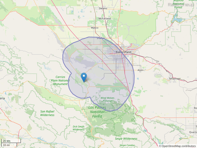 KEAL-FM Coverage Map