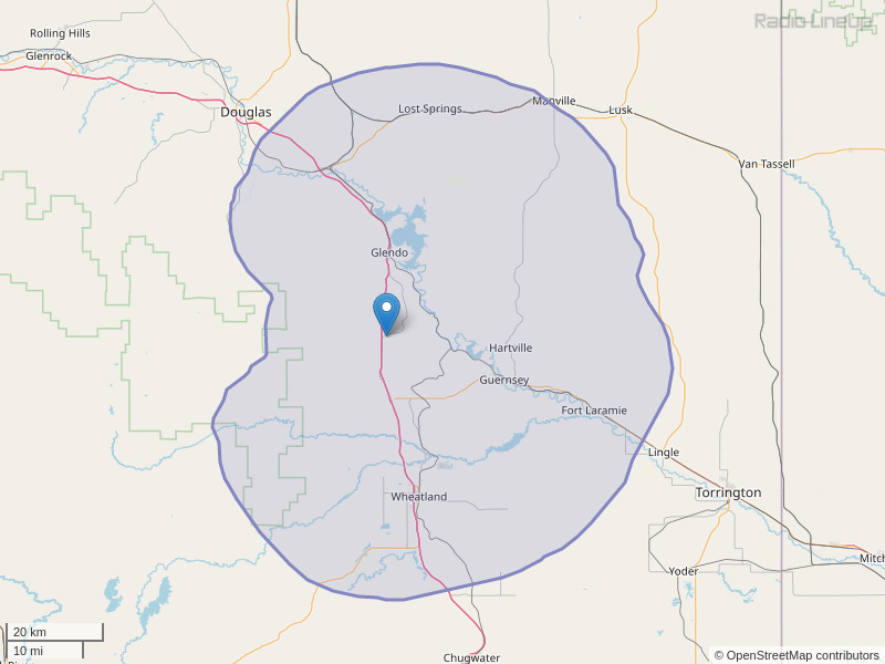 KANT-FM Coverage Map