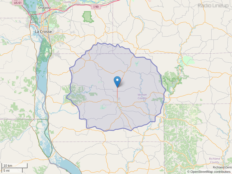 WDRT-FM Coverage Map