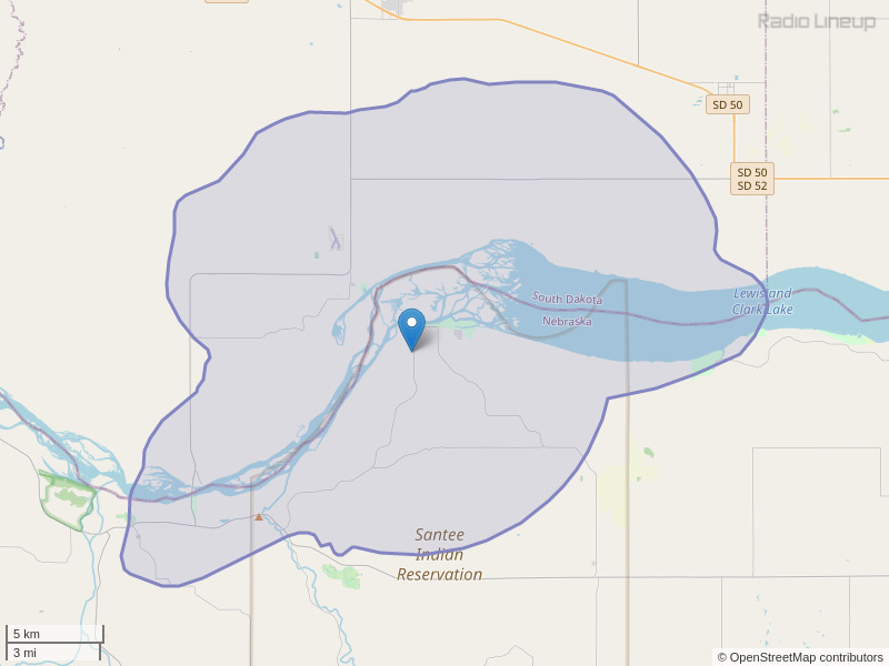 KZYK-FM Coverage Map
