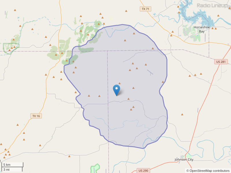 KTSN-FM Coverage Map
