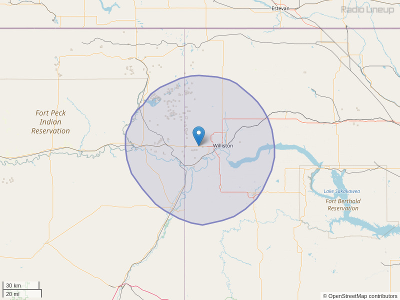 KPPW-FM Coverage Map