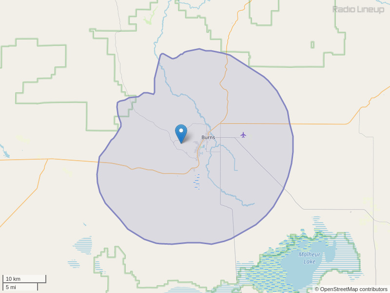 KQDL-FM Coverage Map