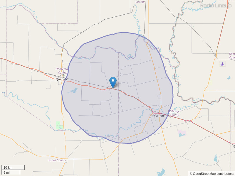 KVED-FM Coverage Map