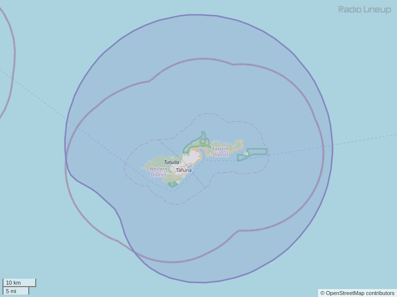 KVPP-FM Coverage Map