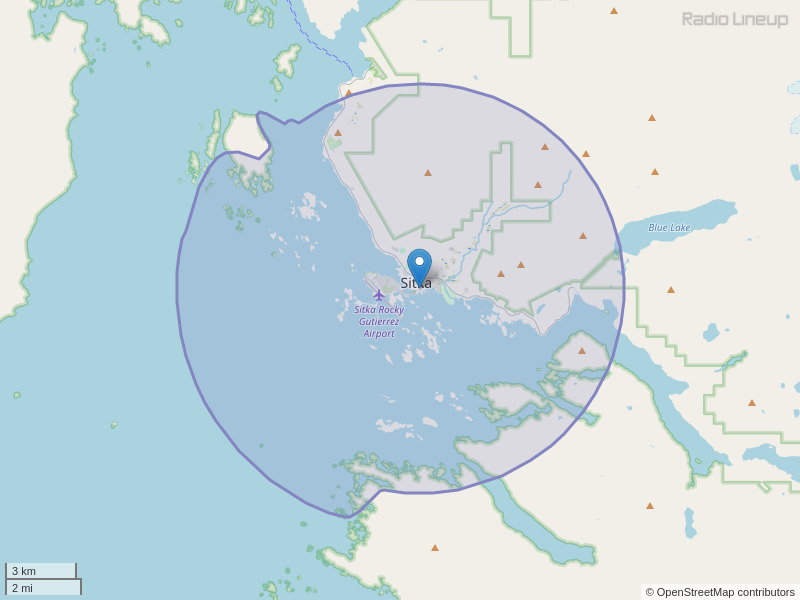 KQQS-FM Coverage Map