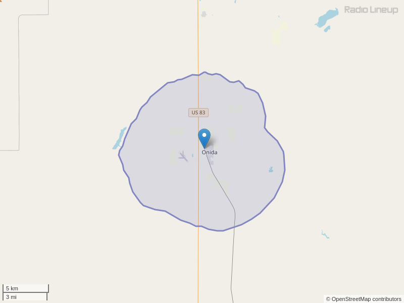 KGHW-FM Coverage Map