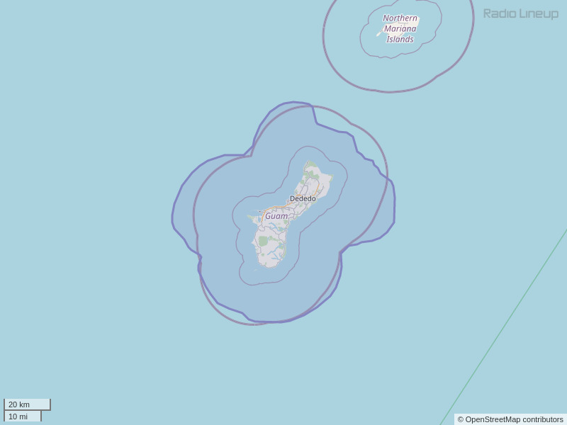 KMOY-FM Coverage Map