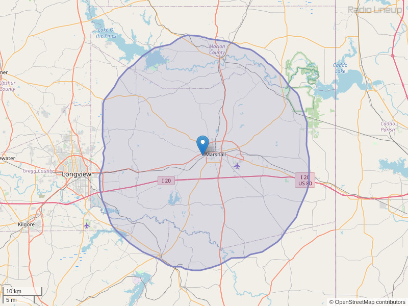 KDPM-FM Coverage Map