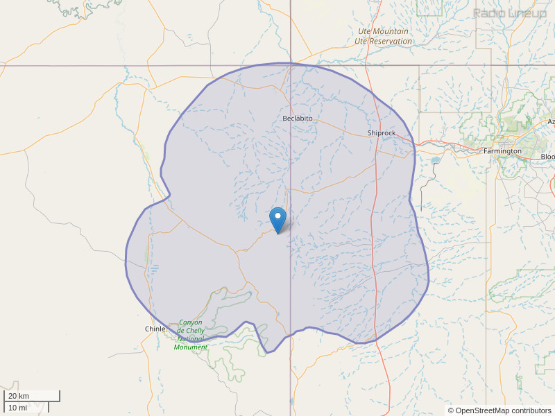 KNDN-FM Coverage Map