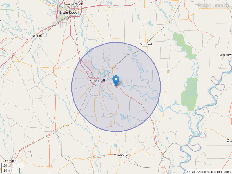KDPX-FM Coverage Map