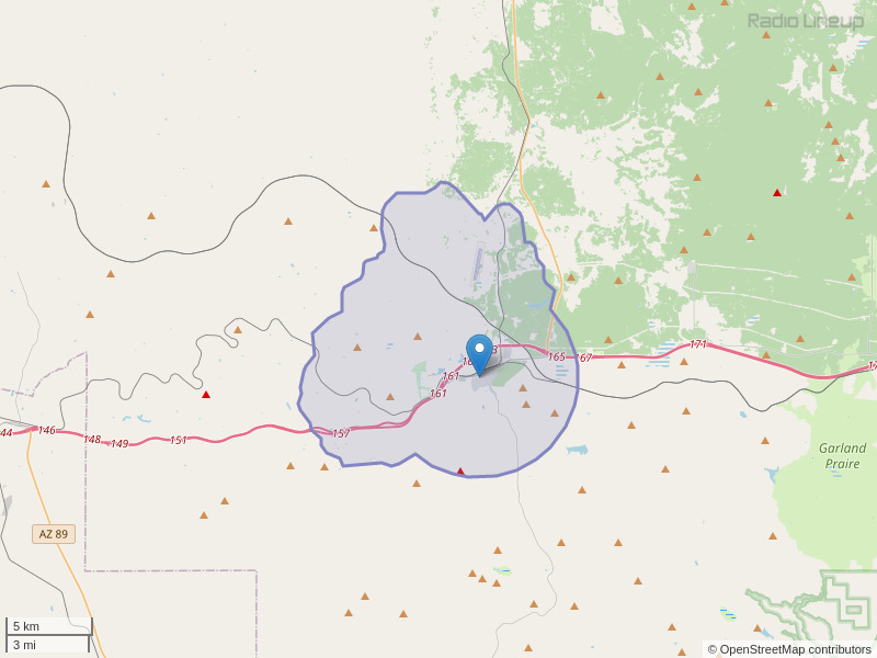 KZBX-LP Coverage Map