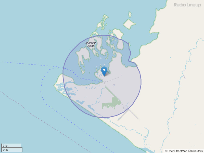 KYKT-FM Coverage Map