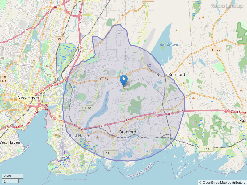 WNHA-LP Coverage Map