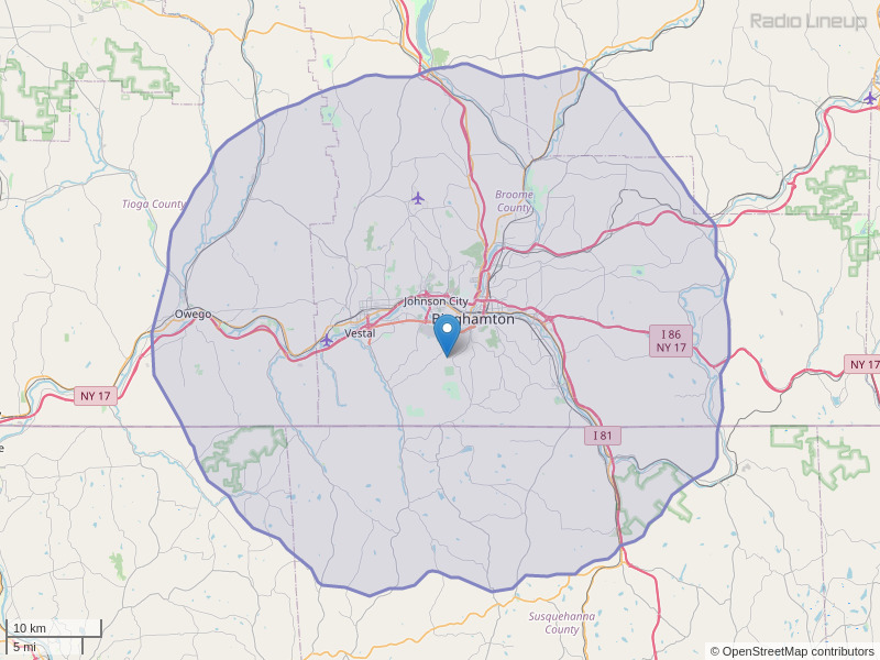 WMXW-FM Coverage Map