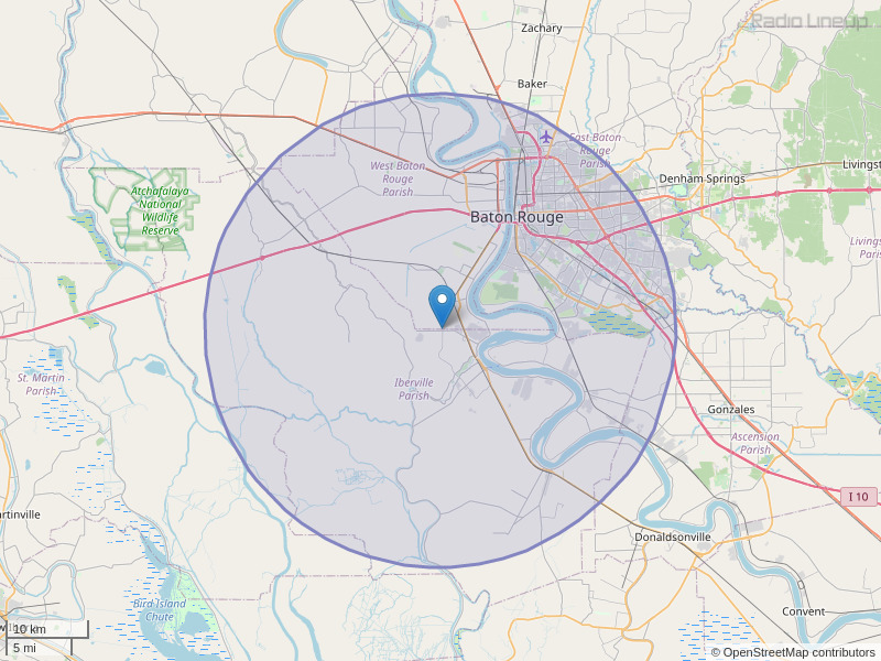 KDDK-FM Coverage Map