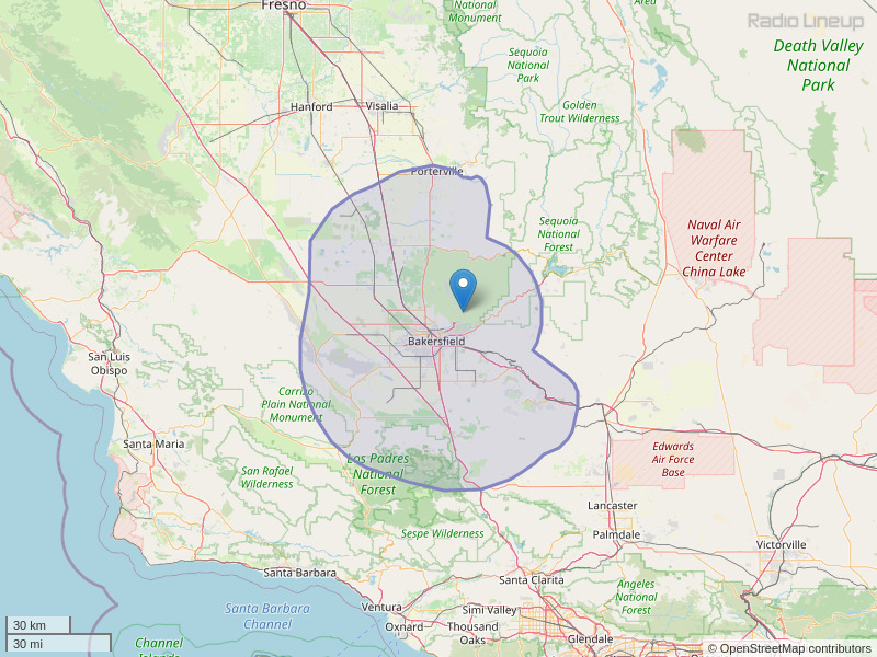 KPSL-FM Coverage Map