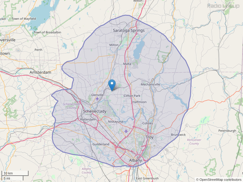 WMHH-FM Coverage Map