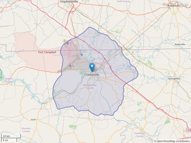 WAPX-FM Coverage Map