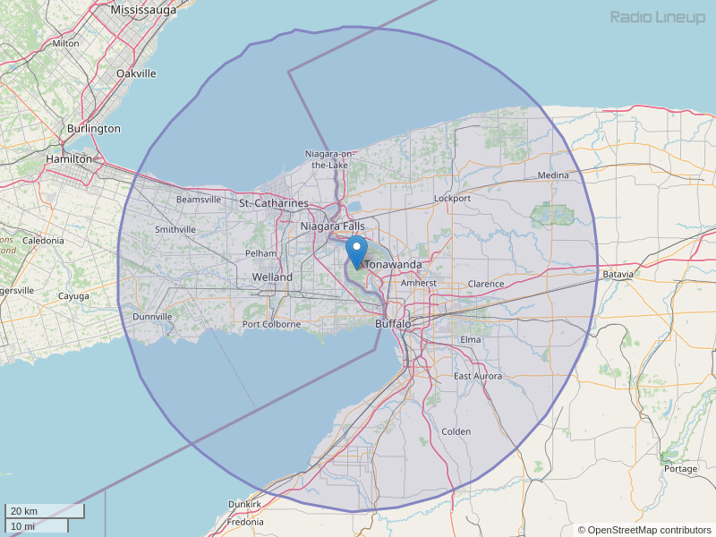 WKSE-FM Coverage Map