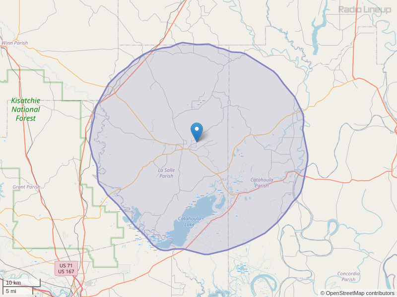 KJNA-FM Coverage Map
