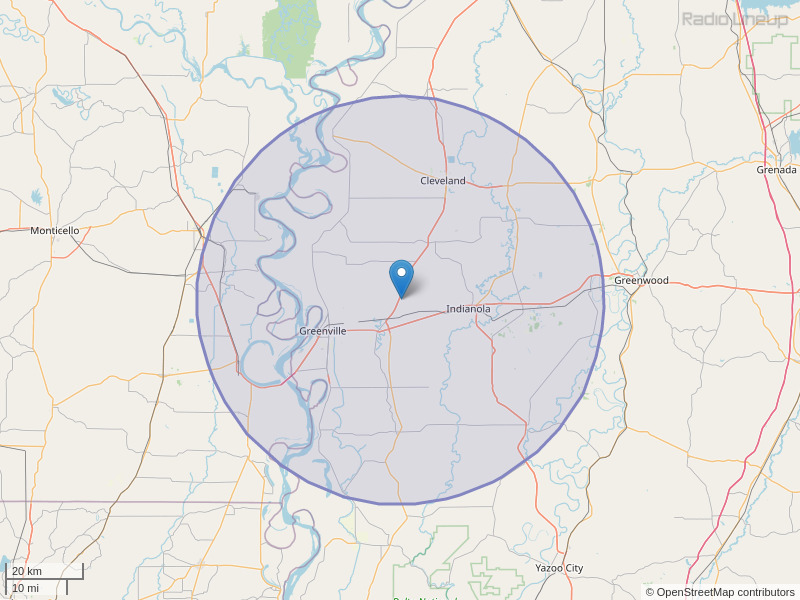WLRJ-FM Coverage Map
