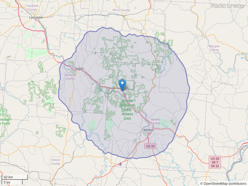 WSEO-FM Coverage Map