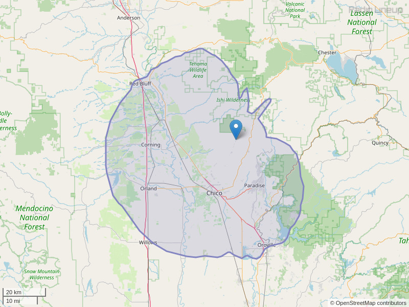 KPAY-FM Coverage Map