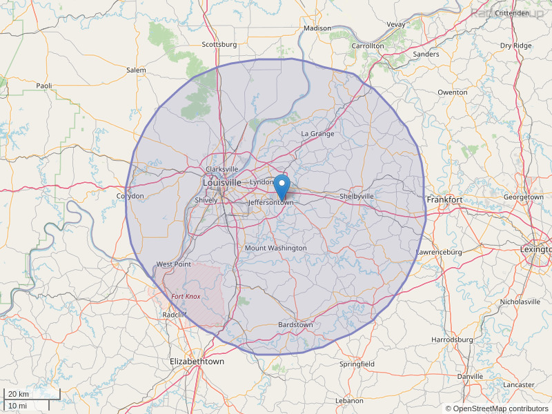 53593 WSDF FM Coverage Map 