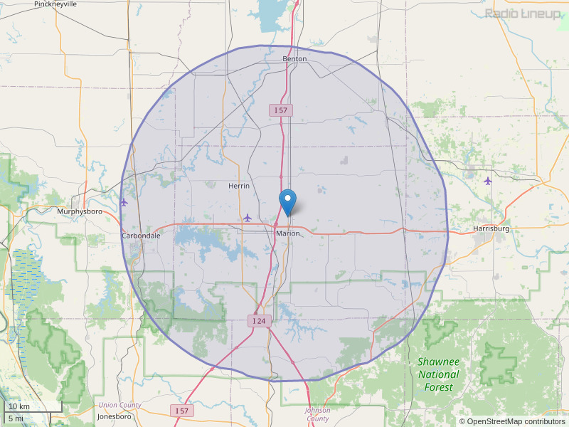 WHET-FM Coverage Map