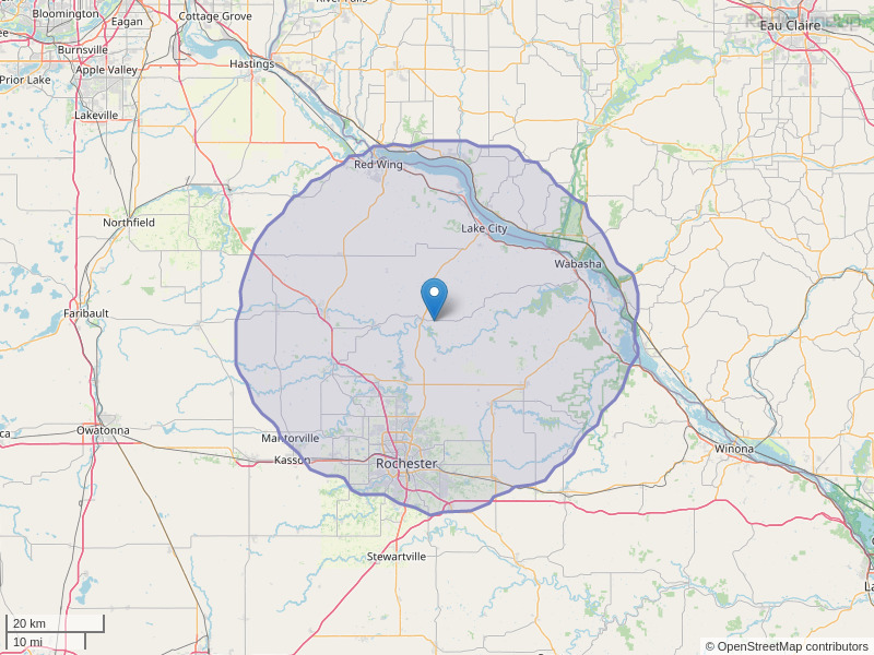 KMFX-FM Coverage Map