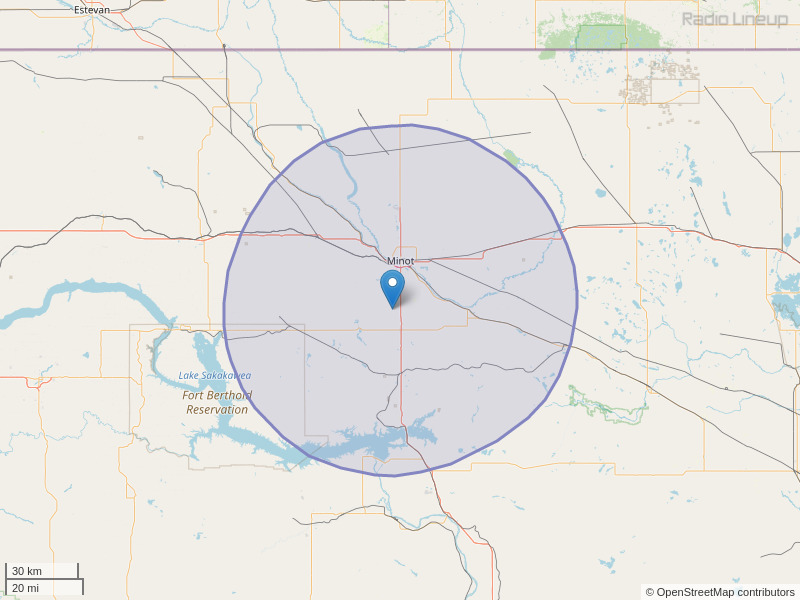 KYYX-FM Coverage Map