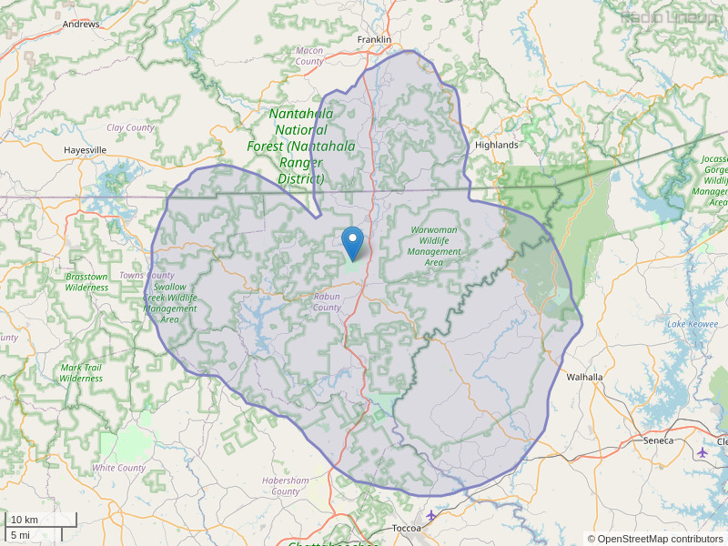 WRBN-FM Coverage Map