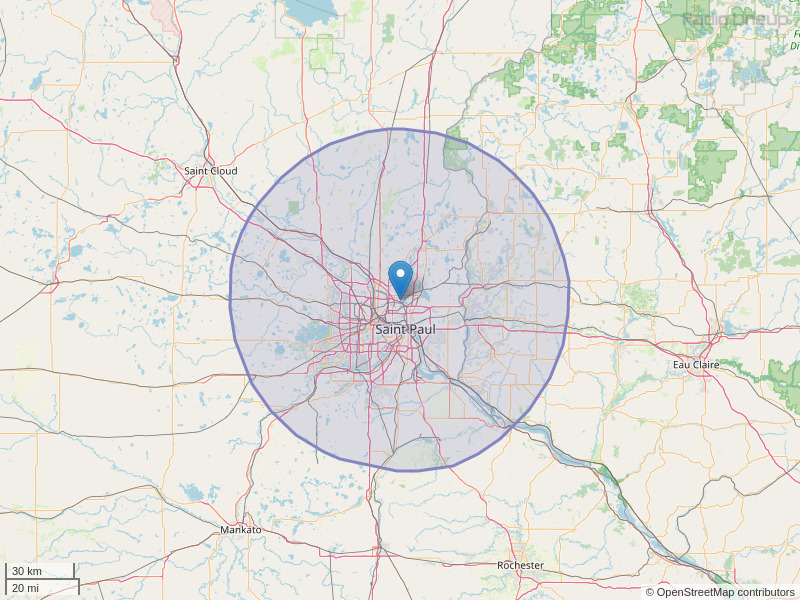 KEEY-FM Coverage Map