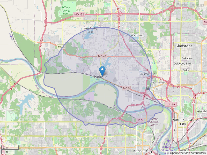 KGSP-FM Coverage Map