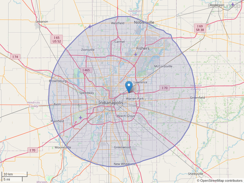 WNOW-FM Coverage Map