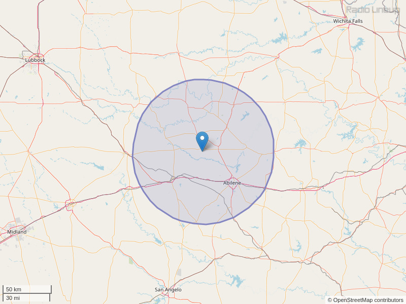 KCDD-FM Coverage Map