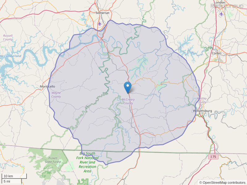 WHAY-FM Coverage Map