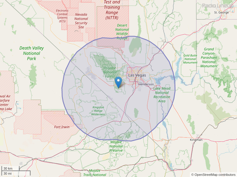 KYMT-FM Coverage Map
