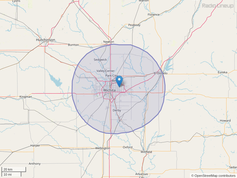 KDGS-FM Coverage Map