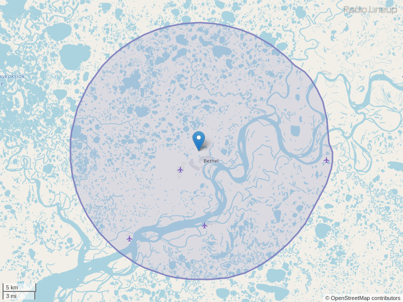 KYKD-FM Coverage Map