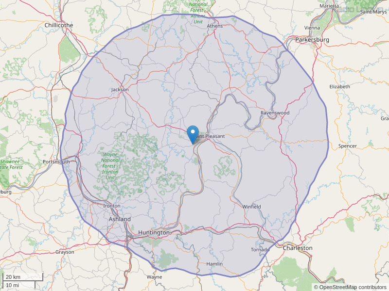 WXBW-FM Coverage Map