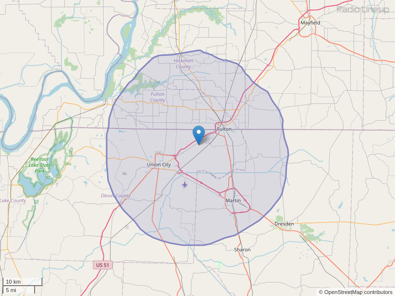 WWGY-FM Coverage Map