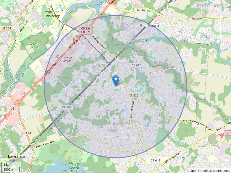 WWPH-FM Coverage Map
