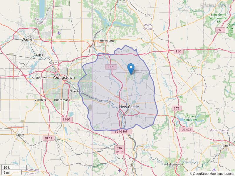 WWNW-FM Coverage Map